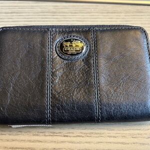 COACH WRISTLET leather - black NWT